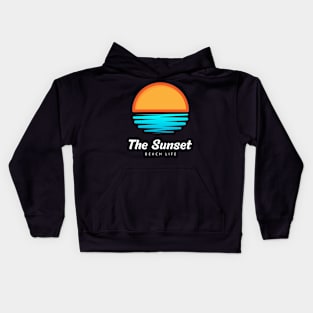 The Sunset Beach Life t-shirt Kids Hoodie